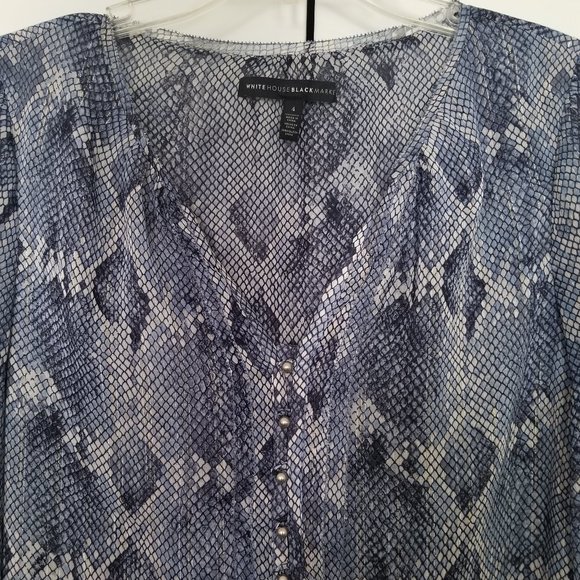 WHBM Boho Style Blouse, Size 4, EUC - Picture 4 of 9